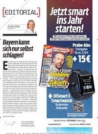 Titelbild der Ausgabe 7/2022 von Bayern kann sich nur selbst schlagen!. Zeitschriften als Abo oder epaper bei United Kiosk online kaufen.