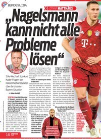 Titelbild der Ausgabe 7/2022 von „Nagelsmann kann nicht alle Probleme lösen“. Zeitschriften als Abo oder epaper bei United Kiosk online kaufen.