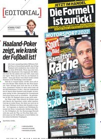Titelbild der Ausgabe 12/2022 von Haaland-Poker zeigt, wie krank der Fußball ist!. Zeitschriften als Abo oder epaper bei United Kiosk online kaufen.