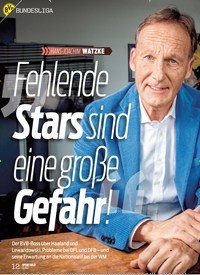 Titelbild der Ausgabe 13/2022 von „Fehlende Stars sind eine große Gefahr!. Zeitschriften als Abo oder epaper bei United Kiosk online kaufen.