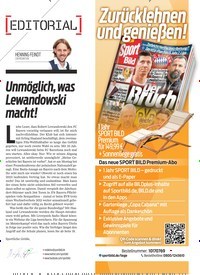 Titelbild der Ausgabe 22/2022 von Unmöglich, was Lewandowski macht!. Zeitschriften als Abo oder epaper bei United Kiosk online kaufen.