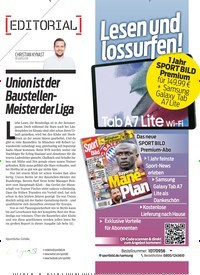 Titelbild der Ausgabe 23/2022 von Union ist der Baustellen-Meister der Liga. Zeitschriften als Abo oder epaper bei United Kiosk online kaufen.