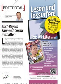 Titelbild der Ausgabe 24/2022 von Auch Bayern kann nicht mehr mithalten. Zeitschriften als Abo oder epaper bei United Kiosk online kaufen.