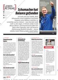 Titelbild der Ausgabe 28/2022 von Schumacher hat Balance gefunden. Zeitschriften als Abo oder epaper bei United Kiosk online kaufen.