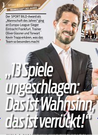 Titelbild der Ausgabe 36/2022 von „13 Spiele ungeschlagen: Das ist Wahnsinn, das ist verrückt!“. Zeitschriften als Abo oder epaper bei United Kiosk online kaufen.
