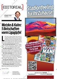 Titelbild der Ausgabe 40/2022 von Watzke & Kahn: 5 Botschaften vorm Ligagipfel. Zeitschriften als Abo oder epaper bei United Kiosk online kaufen.