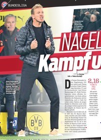 Titelbild der Ausgabe 41/2022 von NAGELSMANN: Kampf um die Kabine. Zeitschriften als Abo oder epaper bei United Kiosk online kaufen.