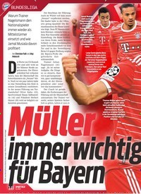 Titelbild der Ausgabe 42/2022 von Müller immer wichtiger für Bayern. Zeitschriften als Abo oder epaper bei United Kiosk online kaufen.