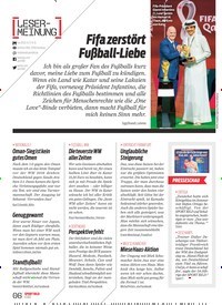 Titelbild der Ausgabe 47/2022 von Fifa zerstört Fußball-Liebe. Zeitschriften als Abo oder epaper bei United Kiosk online kaufen.