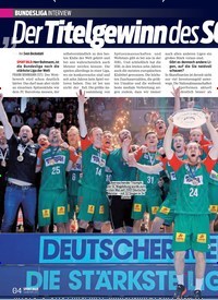 Titelbild der Ausgabe 1/2022 von Der Titelgewinn des SCM hat mich sehr gefreut. Zeitschriften als Abo oder epaper bei United Kiosk online kaufen.