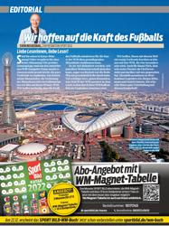 Titelbild der Ausgabe 1/2022 von Wir hoffen auf die Kraft des Fußballs. Zeitschriften als Abo oder epaper bei United Kiosk online kaufen.