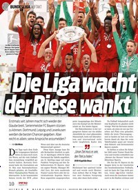 Titelbild der Ausgabe 1/2019 von Die Liga Wacht auf, Der Riese Wankt. Zeitschriften als Abo oder epaper bei United Kiosk online kaufen.