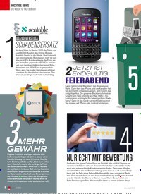 Titelbild der Ausgabe 2/2022 von 5 Leichtere RÜCKGABE. Zeitschriften als Abo oder epaper bei United Kiosk online kaufen.