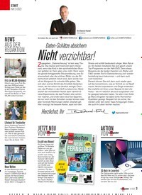 Titelbild der Ausgabe 3/2022 von Daten-Schätze absichern Nicht verzichtbar!. Zeitschriften als Abo oder epaper bei United Kiosk online kaufen.