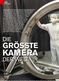Titelbild der Ausgabe 4/2022 von DIE GRÖSSTE KAMERA DER WELT. Zeitschriften als Abo oder epaper bei United Kiosk online kaufen.