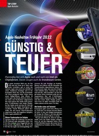 Titelbild der Ausgabe 7/2022 von Apple-Neuheiten Frühjahr 2022: GÜNSTIG & TEUER. Zeitschriften als Abo oder epaper bei United Kiosk online kaufen.