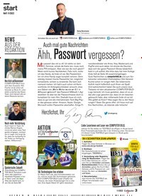 Titelbild der Ausgabe 11/2022 von Ähh, Passwort vergessen?. Zeitschriften als Abo oder epaper bei United Kiosk online kaufen.