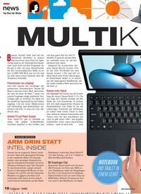Titelbild der Ausgabe 14/2022 von ARM DRIN STATT INTEL INSIDE. Zeitschriften als Abo oder epaper bei United Kiosk online kaufen.