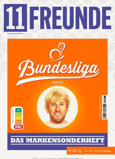 Titelbild der Ausgabe 285/2025 von 11 Freunde. Diese Zeitschrift und viele weitere Sportmagazine als Abo oder epaper bei United Kiosk online kaufen.