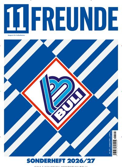 Titelbild der Ausgabe 297/2026 von 11 Freunde. Diese Zeitschrift und viele weitere Sportmagazine als Abo oder epaper bei United Kiosk online kaufen.