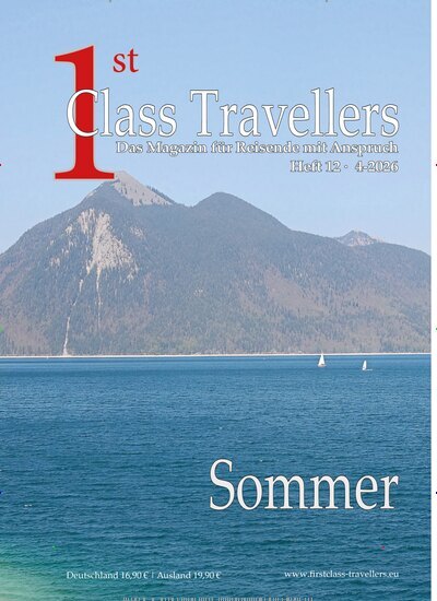 Titelbild der Ausgabe 4/2026 von 1st Class Travellers. Diese Zeitschrift und viele weitere Reisemagazine, Freizeitmagazine und Wissensmagazine als Abo oder epaper bei United Kiosk online kaufen.