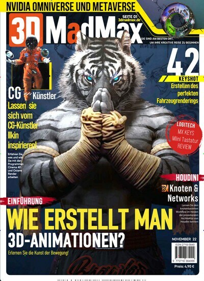 Titelbild der Ausgabe 6/2022 von 3DMADMAX. Diese Zeitschrift und viele weitere Audiomagazine, Filmmagazine und Fotozeitschriften als Abo oder epaper bei United Kiosk online kaufen.