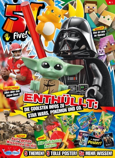 Titelbild der Ausgabe 1/2026 von 5!. Diese Zeitschrift und viele weitere Jugendzeitschriften und Kinderzeitschriften als Abo oder epaper bei United Kiosk online kaufen.