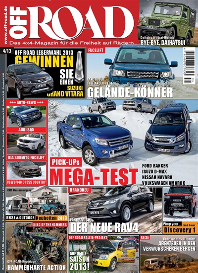 Off Road - epaper Leseprobe | Ausgabe 4/2013 vom 12.03.2013 Off Road - epaper