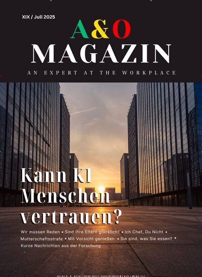 Titelbild der Ausgabe 19/2025 von A & O Magazin. Diese Zeitschrift und viele weitere Businessmagazine als Abo oder epaper bei United Kiosk online kaufen.