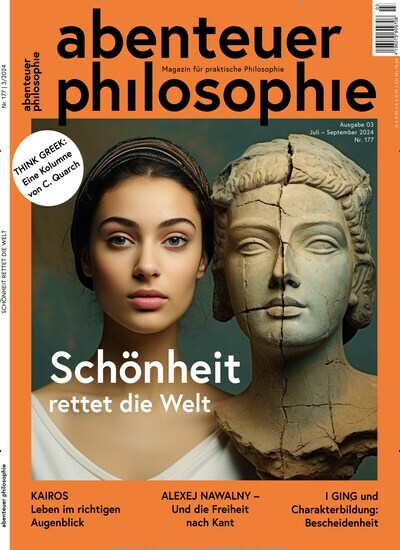 Titelbild der Ausgabe 3/2024 von Abenteuer Philosophie. Diese Zeitschrift und viele weitere Reisemagazine, Freizeitmagazine und Wissensmagazine als Abo oder epaper bei United Kiosk online kaufen.