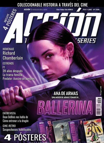 Titelbild der Ausgabe 6/2025 von Accion Cine-Video. Diese Zeitschrift und viele weitere Reisemagazine, Freizeitmagazine und Wissensmagazine als Abo oder epaper bei United Kiosk online kaufen.