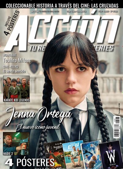 Titelbild der Ausgabe 8/2025 von Accion Cine-Video. Diese Zeitschrift und viele weitere Reisemagazine, Freizeitmagazine und Wissensmagazine als Abo oder epaper bei United Kiosk online kaufen.
