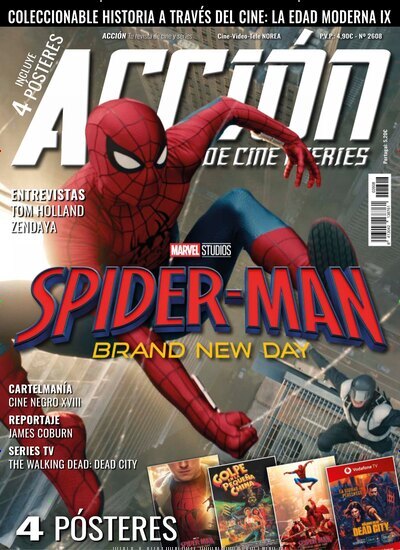 Titelbild der Ausgabe 8/2026 von Accion Cine-Video. Diese Zeitschrift und viele weitere Reisemagazine, Freizeitmagazine und Wissensmagazine als Abo oder epaper bei United Kiosk online kaufen.