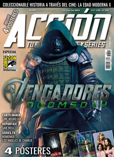 Titelbild der Ausgabe 9/2026 von Accion Cine-Video. Diese Zeitschrift und viele weitere Reisemagazine, Freizeitmagazine und Wissensmagazine als Abo oder epaper bei United Kiosk online kaufen.
