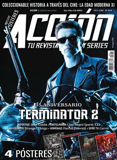 Titelbild der Ausgabe 10/2026 von Accion Cine-Video. Diese Zeitschrift und viele weitere Reisemagazine, Freizeitmagazine und Wissensmagazine als Abo oder epaper bei United Kiosk online kaufen.