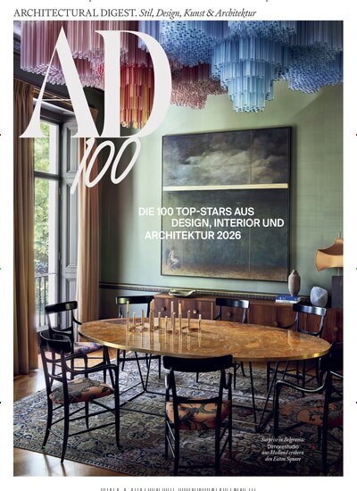 Titelbild der Ausgabe 2/2026 von AD Architectural Digest. Diese Zeitschrift und viele weitere Gartenzeitschriften und Wohnzeitschriften als Abo oder epaper bei United Kiosk online kaufen.