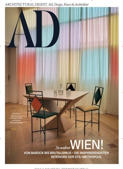 Titelbild der Ausgabe 3/2025 von AD Architectural Digest. Diese Zeitschrift und viele weitere Gartenzeitschriften und Wohnzeitschriften als Abo oder epaper bei United Kiosk online kaufen.