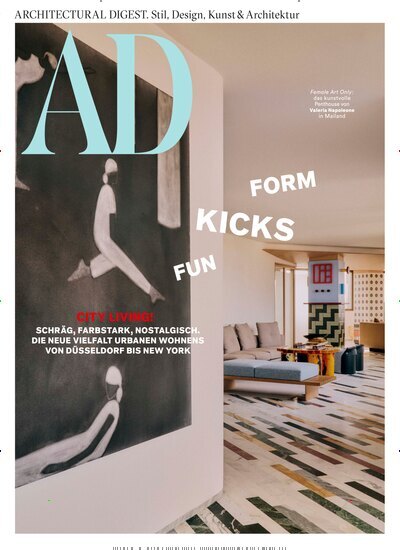 Titelbild der Ausgabe 4/2026 von AD Architectural Digest. Diese Zeitschrift und viele weitere Gartenzeitschriften und Wohnzeitschriften als Abo oder epaper bei United Kiosk online kaufen.