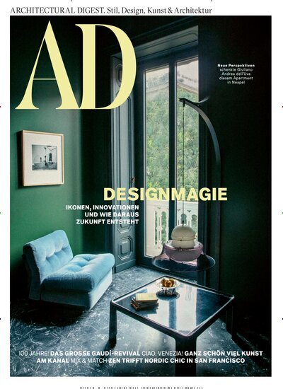 Titelbild der Ausgabe 5/2026 von AD Architectural Digest. Diese Zeitschrift und viele weitere Gartenzeitschriften und Wohnzeitschriften als Abo oder epaper bei United Kiosk online kaufen.