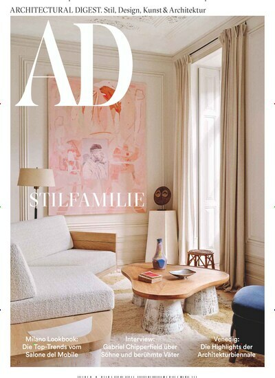 Titelbild der Ausgabe 6/2023 von AD Architectural Digest. Diese Zeitschrift und viele weitere Gartenzeitschriften und Wohnzeitschriften als Abo oder epaper bei United Kiosk online kaufen.