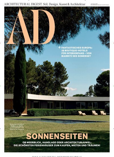 Titelbild der Ausgabe 8/2026 von AD Architectural Digest. Diese Zeitschrift und viele weitere Gartenzeitschriften und Wohnzeitschriften als Abo oder epaper bei United Kiosk online kaufen.