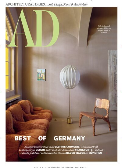 Titelbild der Ausgabe 10/2025 von AD Architectural Digest. Diese Zeitschrift und viele weitere Gartenzeitschriften und Wohnzeitschriften als Abo oder epaper bei United Kiosk online kaufen.