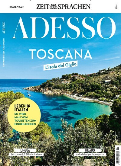 Titelbild der Ausgabe 11/2023 von Adesso. Diese Zeitschrift und viele weitere Reisemagazine, Freizeitmagazine und Wissensmagazine als Abo oder epaper bei United Kiosk online kaufen.
