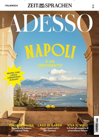 Titelbild der Ausgabe 13/2025 von Adesso. Diese Zeitschrift und viele weitere Reisemagazine, Freizeitmagazine und Wissensmagazine als Abo oder epaper bei United Kiosk online kaufen.