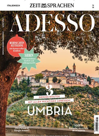 Titelbild der Ausgabe 14/2025 von Adesso. Diese Zeitschrift und viele weitere Reisemagazine, Freizeitmagazine und Wissensmagazine als Abo oder epaper bei United Kiosk online kaufen.