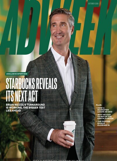 Titelbild der Ausgabe 10/2026 von Adweek. Diese Zeitschrift und viele weitere Wirtschaftsmagazine und Politikmagazine als Abo oder epaper bei United Kiosk online kaufen.