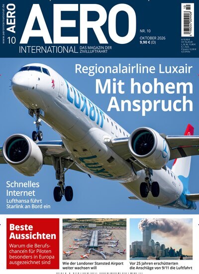 Titelbild der Ausgabe 10/2026 von Aero International. Diese Zeitschrift und viele weitere Reisemagazine, Freizeitmagazine und Wissensmagazine als Abo oder epaper bei United Kiosk online kaufen.