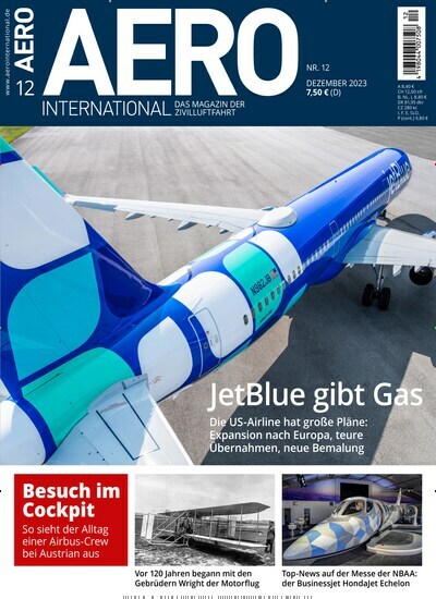 Titelbild der Ausgabe 120/2023 von Aero International. Diese Zeitschrift und viele weitere Reisemagazine, Freizeitmagazine und Wissensmagazine als Abo oder epaper bei United Kiosk online kaufen.