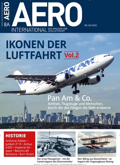 Titelbild der Ausgabe 8/2025 von Aero International Sonderheft. Diese Zeitschrift und viele weitere Reisemagazine, Freizeitmagazine und Wissensmagazine als Abo oder epaper bei United Kiosk online kaufen.