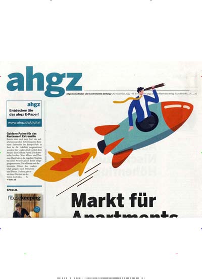 Titelbild der Ausgabe 48/2022 von AHGZ Allgemeine Hotel und Gastronomie-Zeitung. Diese Zeitschrift und viele weitere Gastronomiezeitschriften, Fashionmagazine, Beautymagazine als Abo oder epaper bei United Kiosk online kaufen.